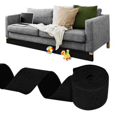 Klettverschluss-Sofaboden-Barriereband, Direktbefestigung und abnehmbares Design für Reinigung, Austausch, Umzug und Abdeckung unter Sofas