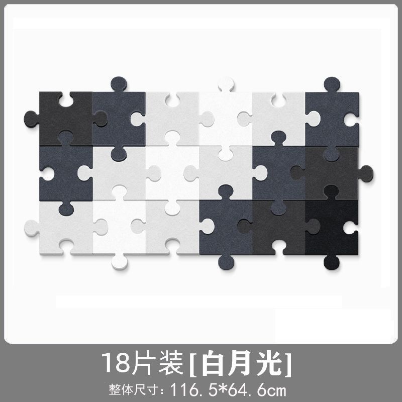 Thick Felt Wall Sticker Panel Versatile Puzzle Photo Message Note Display Board Home Decor Selfadhesive Collapsible Fabric Frame