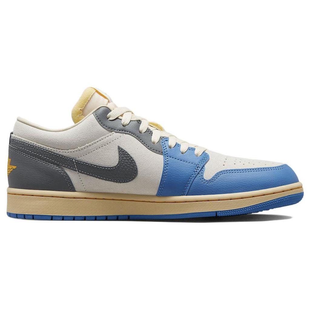 Air Jordan 1 Low SE Tokyo 96 Men Sneakers White Dutch-Blue Smoke-Grey DZ5376-469