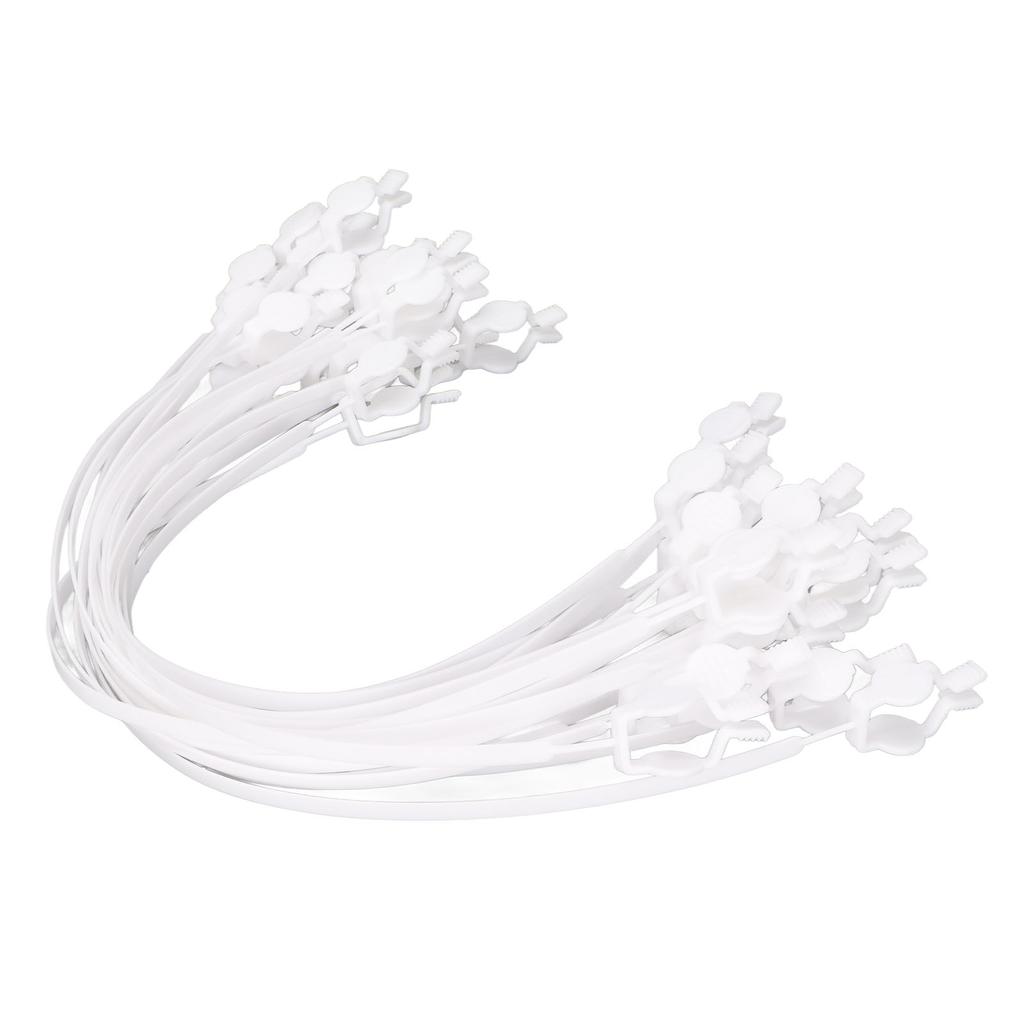 20 ks Klip na zubní bryndák Plastový Elastický Oboustranný Jednorázový Klip na zubní ubrousek pro ústní péči