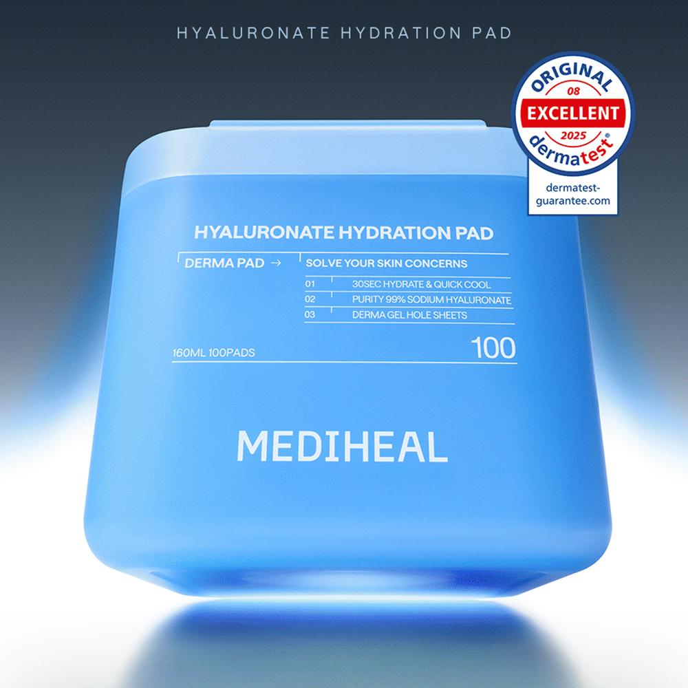 Mediheal Pad Idratante all'Acido Ialuronico 170ml 100pz