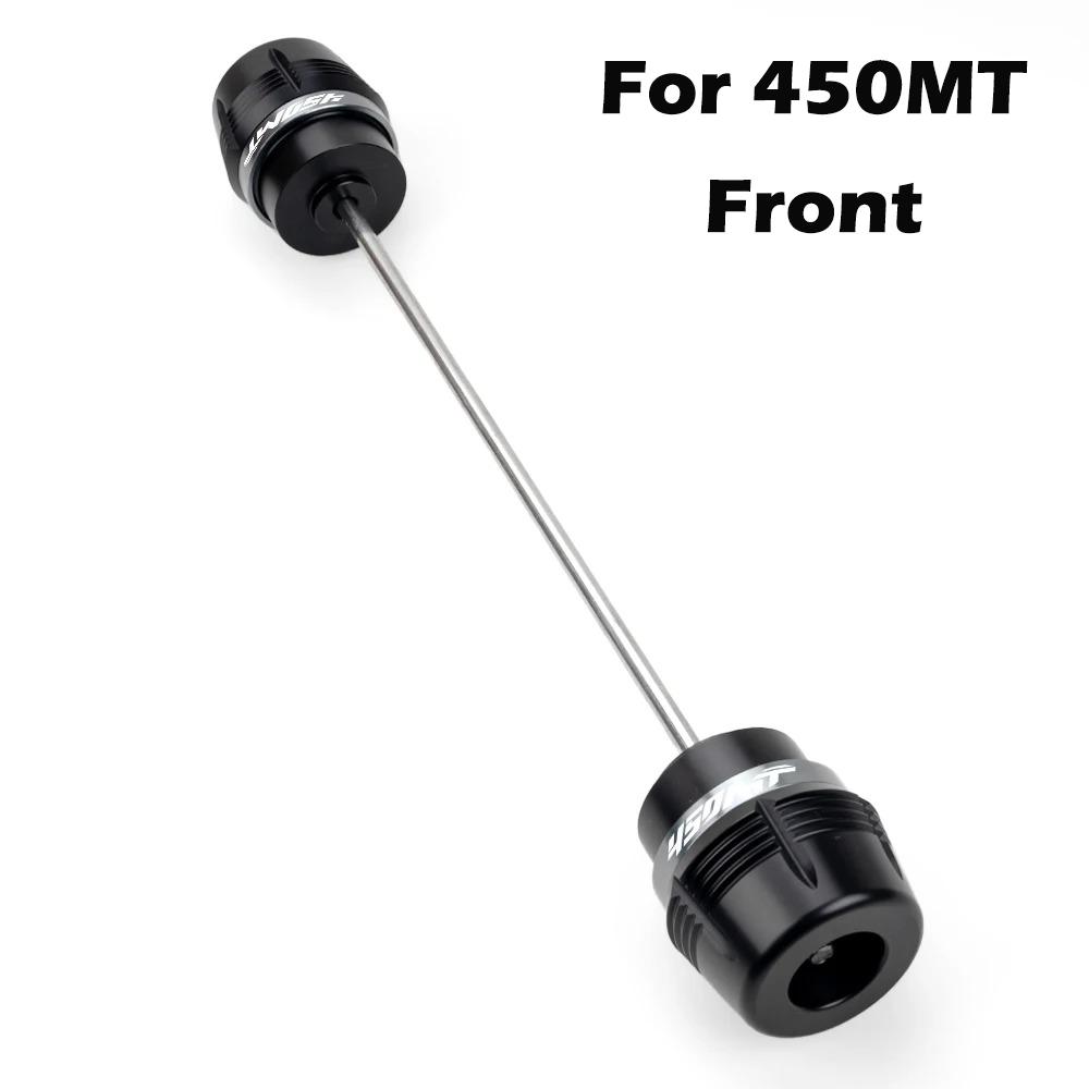 For CFMOTO 450MT 450 MT MT450 2024 2025 2026 Motorcycle Accessories Front Rear Wheel Axle Fork Slider Crash Falling Protection