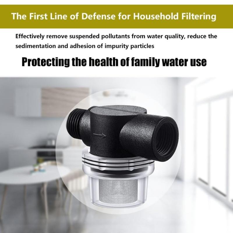 Filtru pentru furtun de udare de gradina Irigatii agricole Prefiltru de impuritati Filtru de apa pentru acvariu Filtru de 50 ochiuri