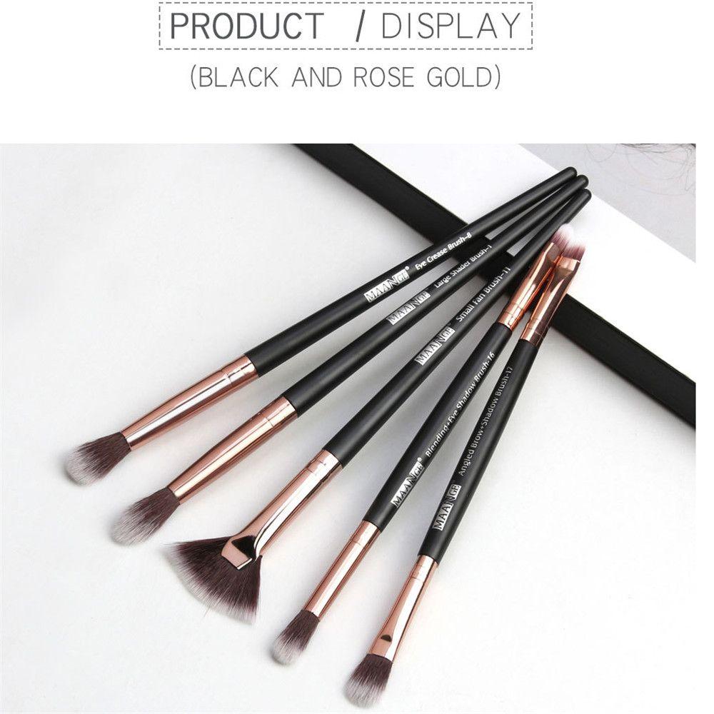 5 Pcs Hot Women Beauty Makeup Eyeliner Brush Eyeshadow Contour Eye Blending Brushes Blusher Tool