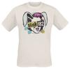 Blink182 Hasenohren Mädchen Logo Print Baumwoll T-Shirt Pop Punk Streetwear Unisex Rundhals Kurzarm Tee
