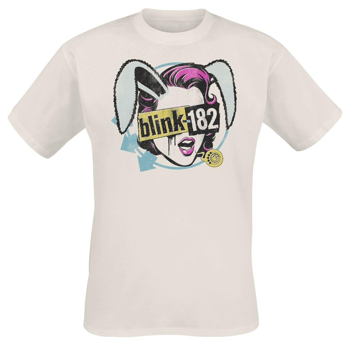 

Blink182 Bunny Ears Girl Logo Print Cotton TShirt Pop Punk Streetwear Unisex Crew Neck Short Sleeve Tee 4XL