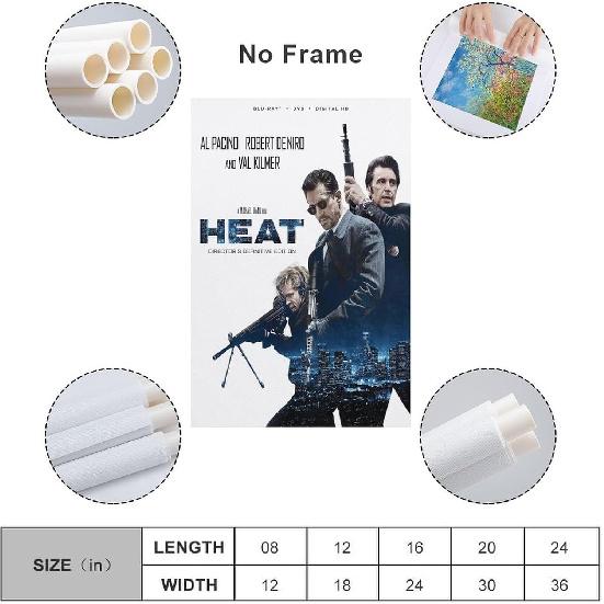 Wall Posters HEAT Movie Posters Cool Artwork Wall Art Home Decor Posters Gift Ideas Prints Canvas Art Poster And Wall Art Picture Print Modern Family