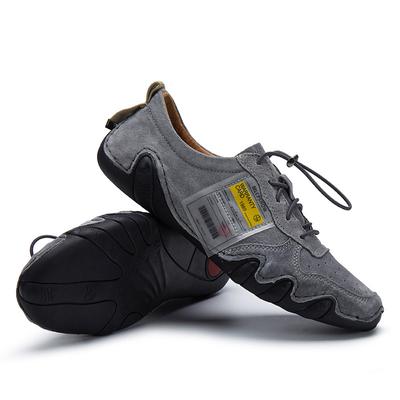 New 2024 Fashion Handmade Leather Casual Men Shoes Design Fall Sneakers Man Loafers Breathable Soft Flat Shoes Driving Shoes