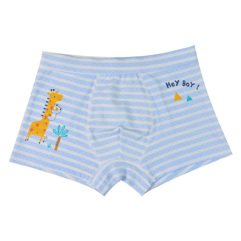 Ice Silk Boys' Boxer Briefs - Breathable, Antibacterial Mesh for Toddlers & Young Children