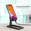 Foldable Tablet Mobile Phone Desktop Phone Stand For Desk Adjustable Bracket