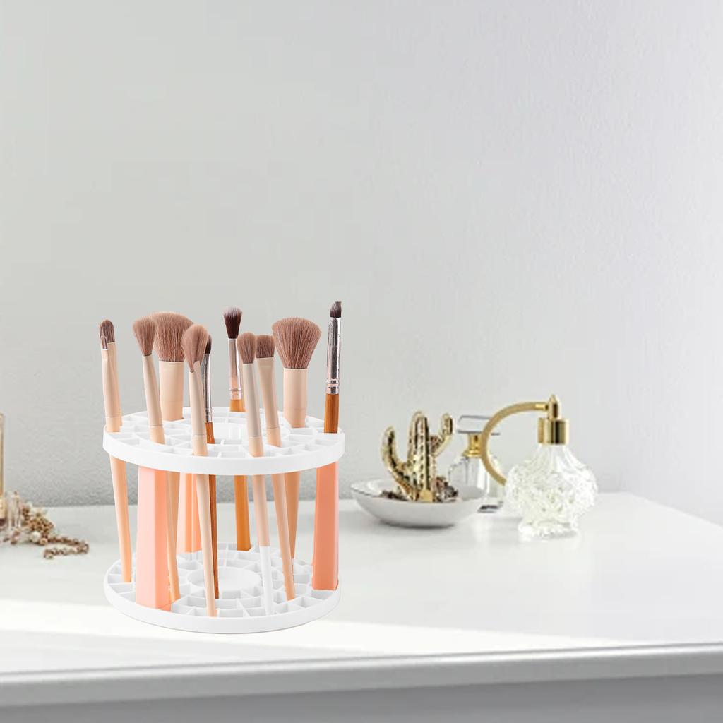 Makeup Brush Stand Rack Round Brush Drying Rack Plastic Brushes Dryer Holder Display Multifunctional Pen Display Stand Rack