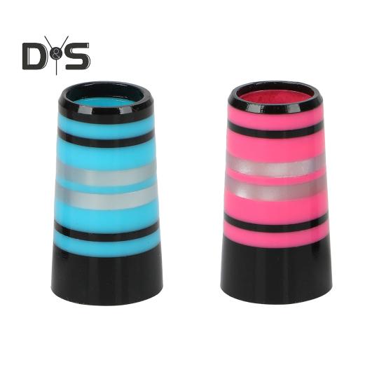 1/10Pz Ghiera Manico Ferri da Golf Strisce Colorate Ghiera Mazza da Golf per Manico a Cono 0.35"