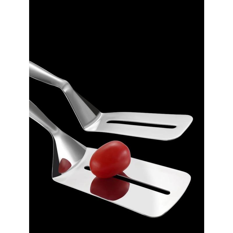 Stainless Steel Steak Clips Multifunctional Spatula Double-Sided Cooking Tongs For Fish Meat Pizza Kitchen Baking Tools