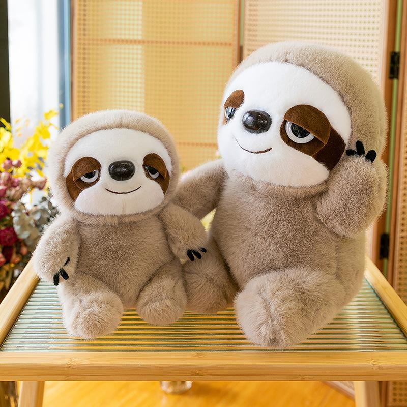 New Cute Lightning Sloth Doll Plush Toy Simulation Animal Doll Girl Sleeping Pillow Gift