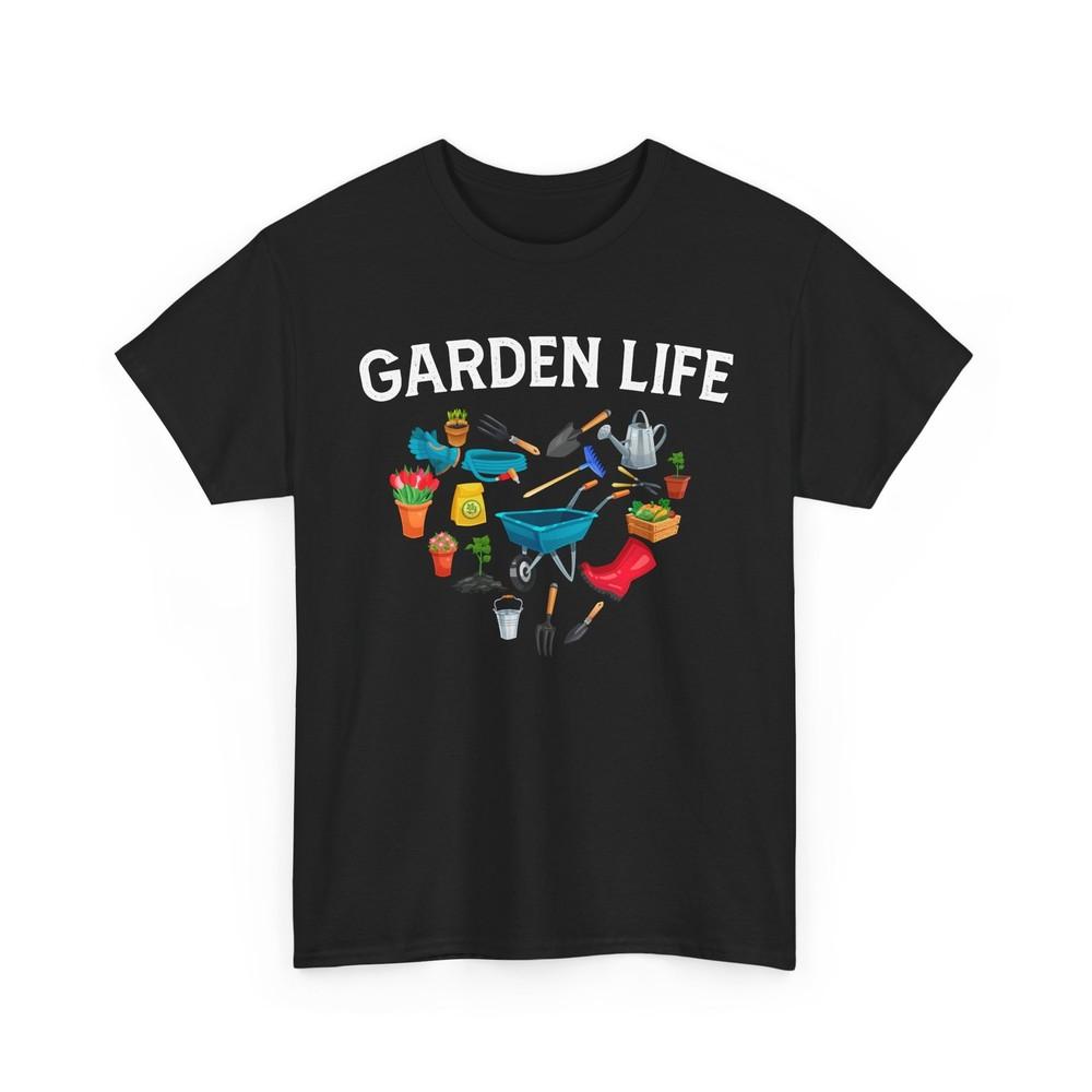Maglietta da Giardinaggio Amanti della Vita in Giardino Giardiniere Piante Fiori Donna Uomo Camicia