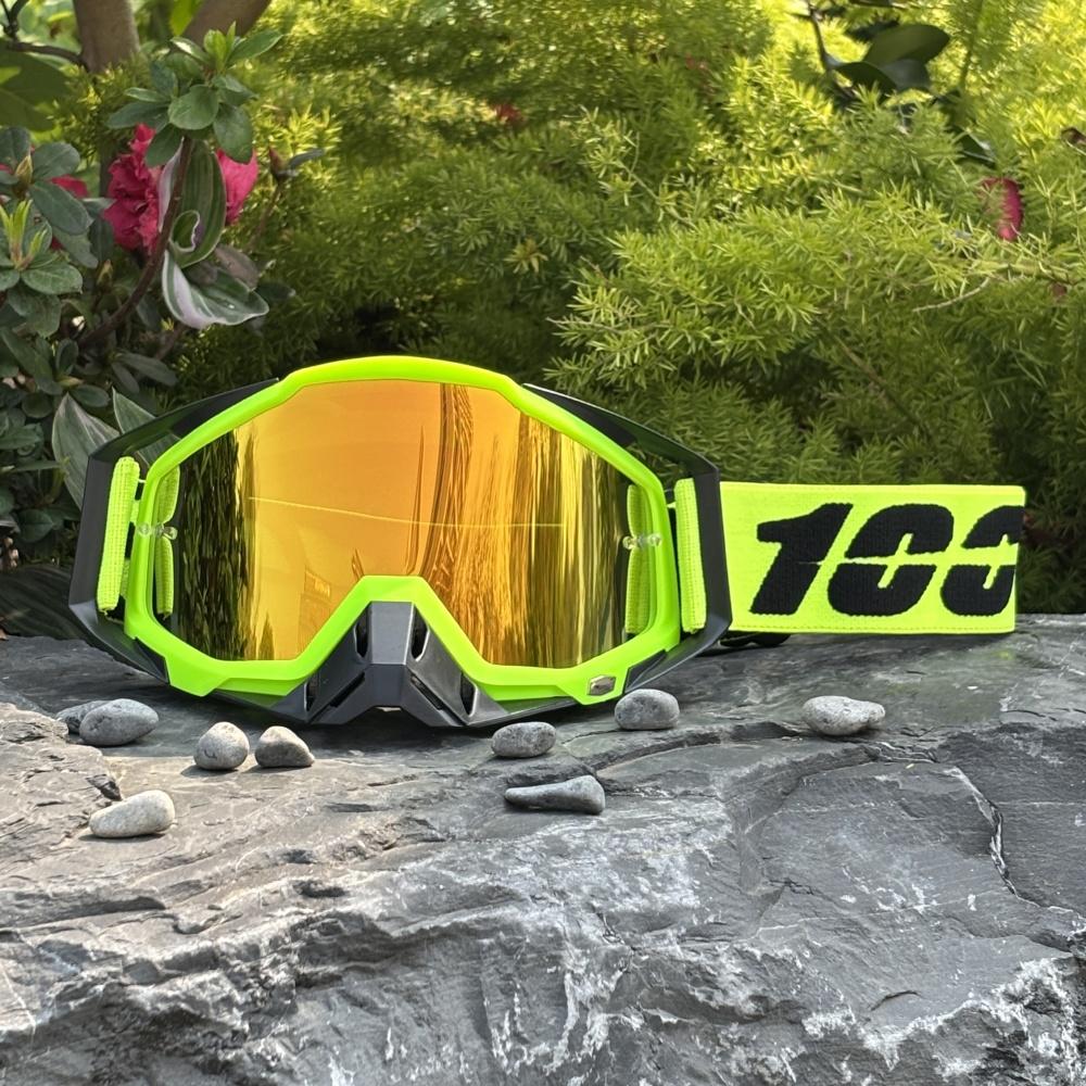 100 Motorcycle Goggles Cycling Glasses Outdoor Off-Road Ski Sport MX ATV Dirt Bike Racing Glasses Motocross Goggles