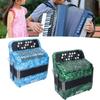 22 Key 8 Bass Accordion Professional Anti Slip Sensitive Button Accordion Musical Instrument with St