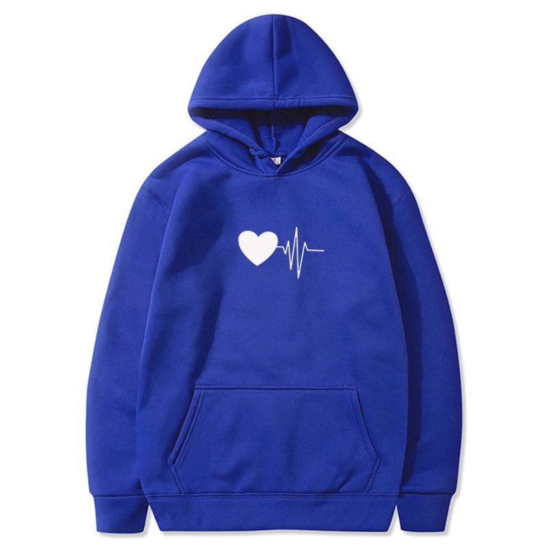Unisex American Style Printed Hoodie - Casual Spring & Autumn Pullover Sweatshirt