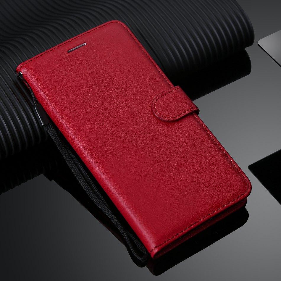 Cute Solid Color Flip Leather Cover For Case Samsung Galaxy S20 Ultra A51 A71 A6 A7 A8 Plus A9 2018 S10E S10 J330 J530 J730 D06Z