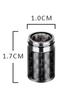 Wheel Stem Valve Cap 4PCS Carbon Silver Car Rims Air Tire Valve Cap For Brabus Mercedes Benz AMG Maybach Brabus Valve Stems Cap