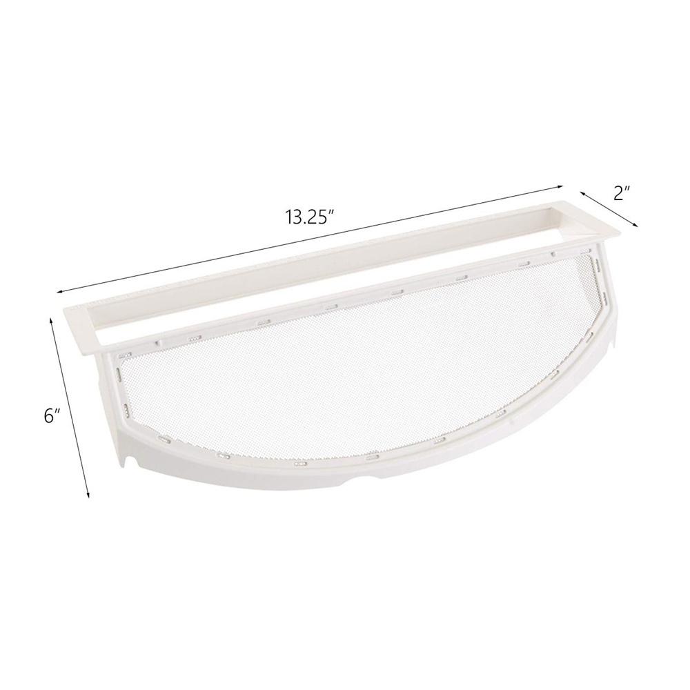 WE18M28 White Dryer Lint Filter Screen For General Electric AP6037511 PS11767017