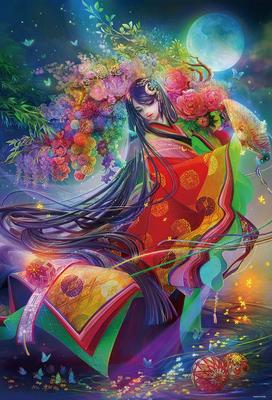 BEVERLY In 1000 Piece Jigsaw Puzzle Princess Kaguya X [Made Japan] (49 72cm) 1000-058