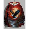 Men's casual sportswear style hooded sweatshirt, regular fit, with drawstring pockets. It has a versatile style and is highly versatile.