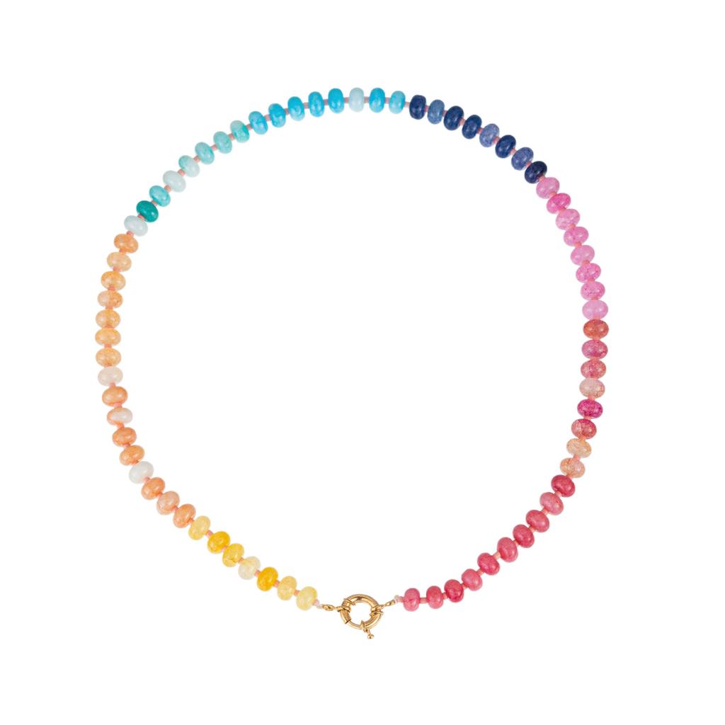 Yori Summer Candy-colored Fresh Handmade Beaded Necklace Jewelry Bijoux Gift Wholesale Autumn&Winter Style Stacking Jewelry