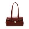 Vintage frauen schulter tasche high-grade gefühl rot einfache stil tragbare schulter tasche Koreanische textur neue mode