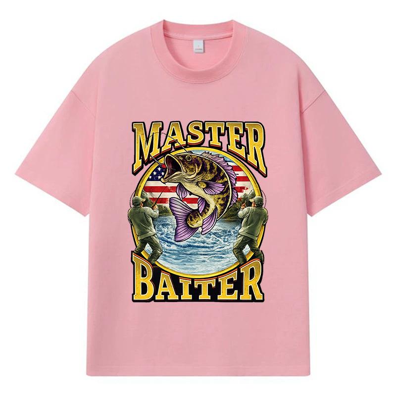 2026 Master Baiter Printed Graphic Streetwear Y2k Harajuku Men Women Clothes 100% Cotton T Shirt Casual Oversized Summer Men T-shirt