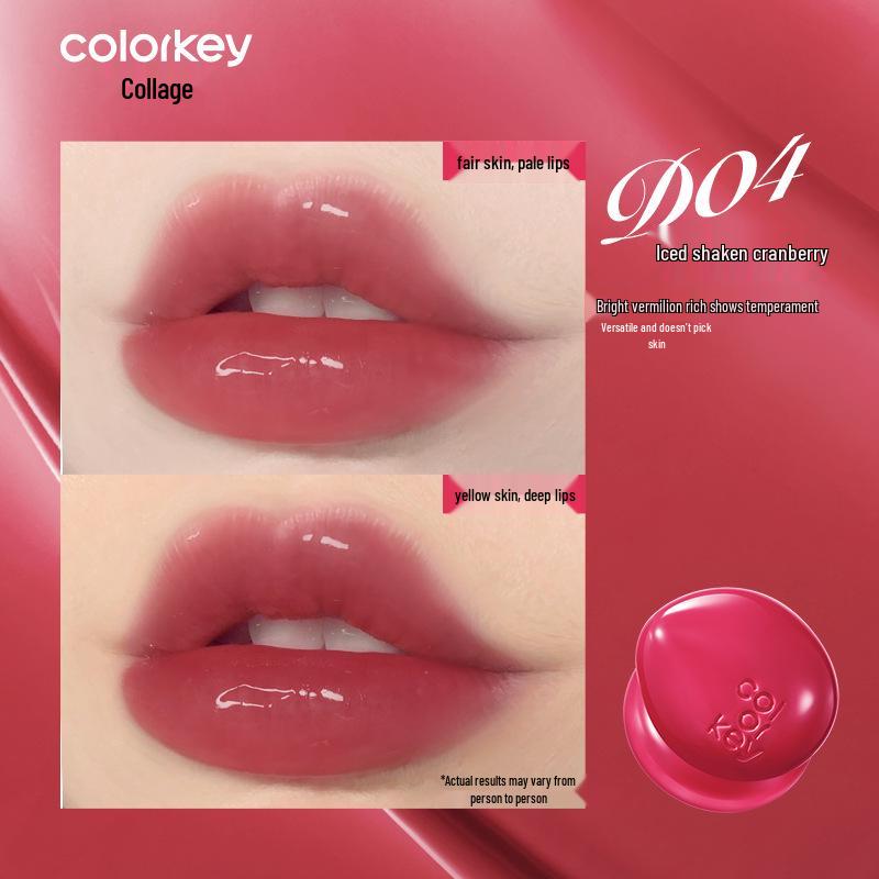 Colorkey Ice Cream Lip & Cheek Tint: Low Saturation Gloss for Bright, Plump Lips