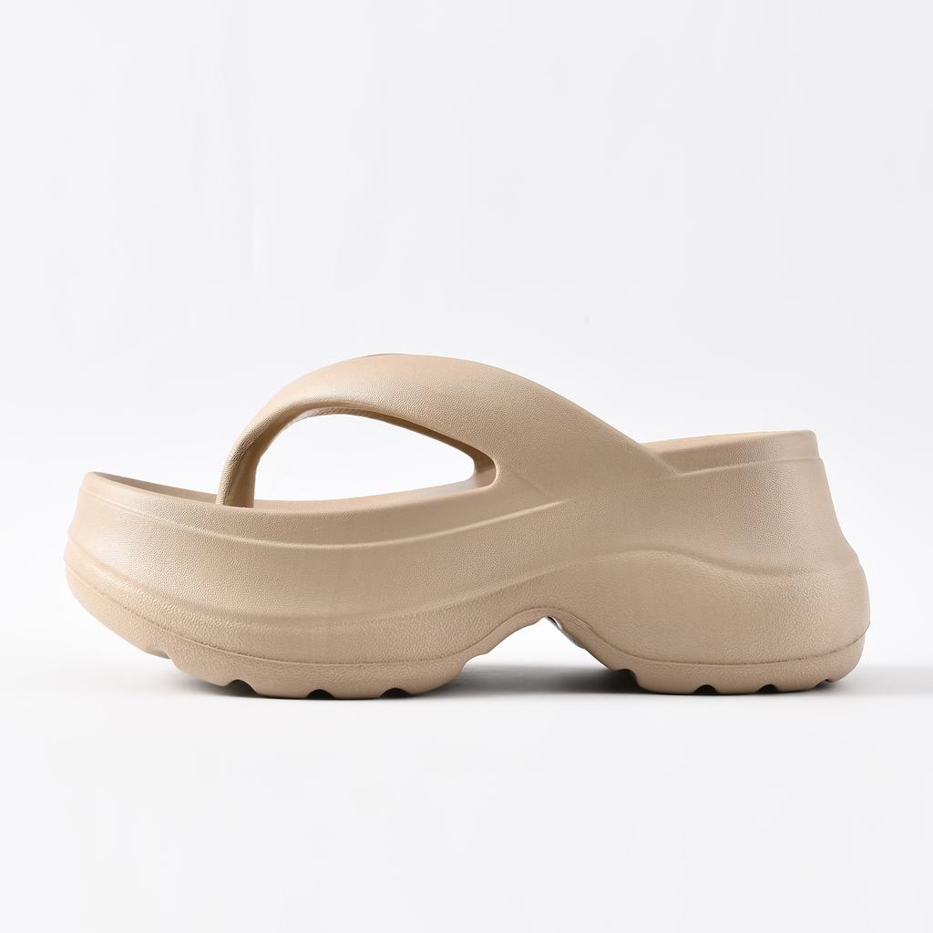 Flip-flops Thick-soled Women's Summer Wear Non-slip and Deodorant Small Waist Pinch Slippers Women