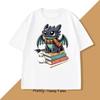 Funny Dragon Graphic Tee Shirt Men Women Vintage Printed Mens Clothes Fun Cotton Short Sleeve Round Neck Tshirt Loose Tees