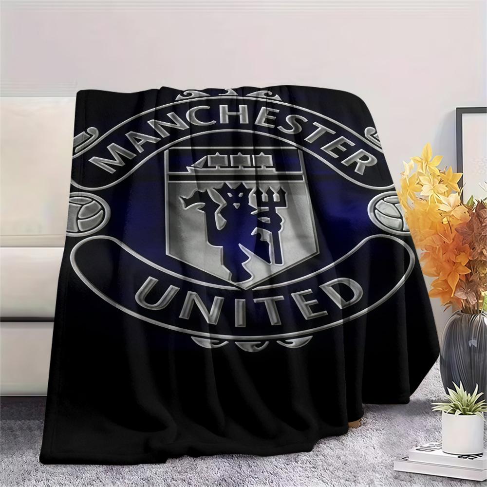 Man Utd Print FlAannel Blanket, High quality Comfortable for All Seasons, Home Decor, Warmth and Comfort