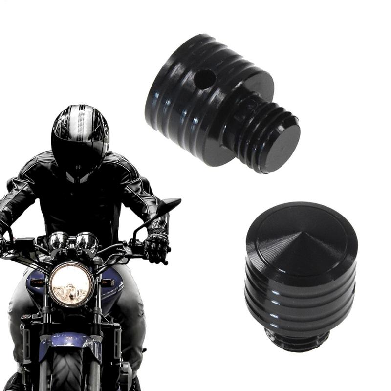 Universal M10 Motorcycle Side Mirror Adapter Screw 2pcs Bike Rear View Mirror Adapter Clockwise Bolt Thread Changing Parts