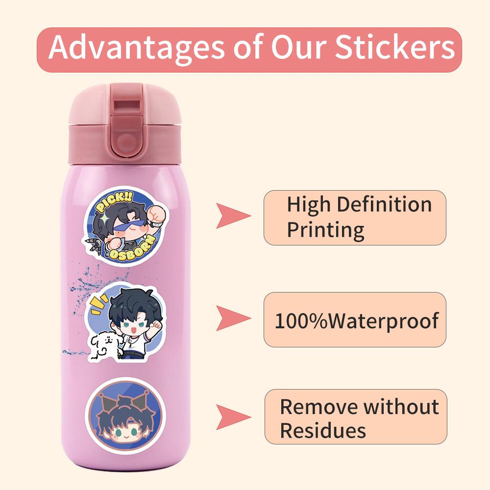 104 New Xiao Yi QQ People Graffiti Stickers Decorate Refrigerator Scooter Personalized DIY Stickers