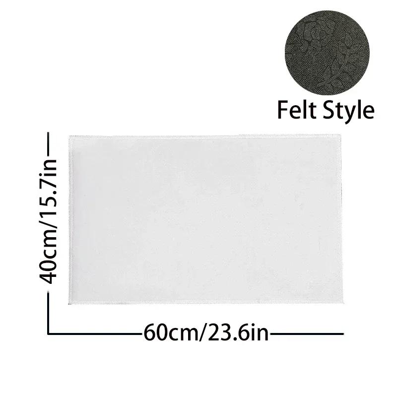 1Pc Floral Letter Print Welcome Doormat Anti-Slip Bath Rug Fade Resistant Kitchen Garden Floor Mat Washable Home Decor Carpets