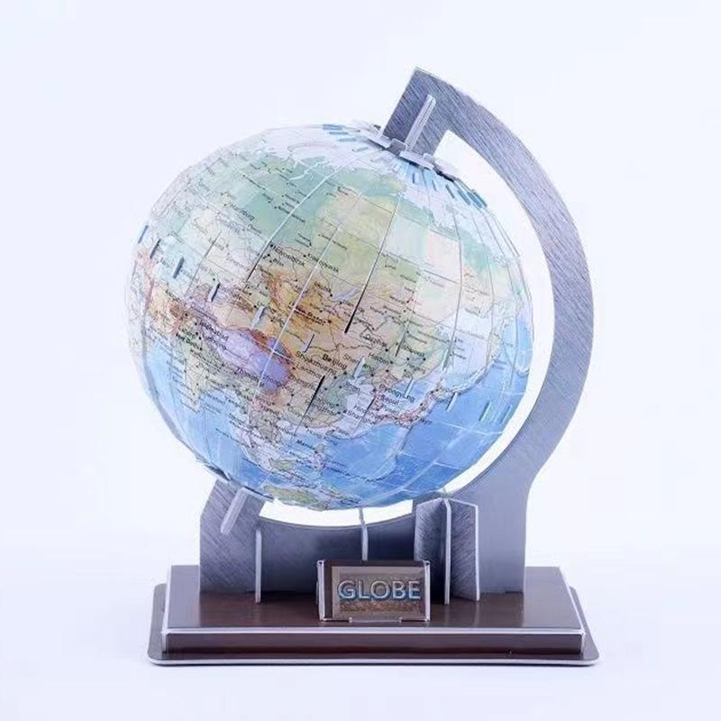 3D Three-dimensional Jigsaw Puzzle Globe Eight Planets Childrens Educational Diy Handmade Assembled Toys Gift