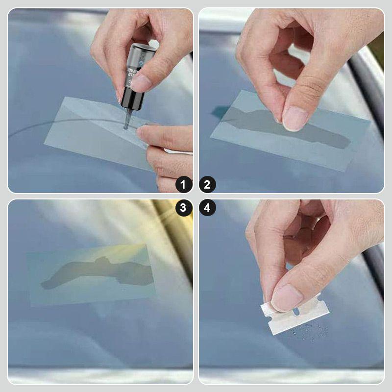 Front Window Repair Kit Liquid Glass for Car Cracked Glass Repairing Automotive Windshield Regroover Glass Repair Fluid Tools