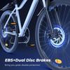 EB3S Electric Bike 250W 13.5Ah  26'' E-Bike Front Suspension Dual Disc Brakes Voltix APP 5-Speed 6-25KM/H Adult Electric Bicycle