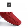 Leichte Herren Freizeitschuhe Slipper aus Leder Klassischer Herren-Fahrschuh Bequemer Herren-Loafer