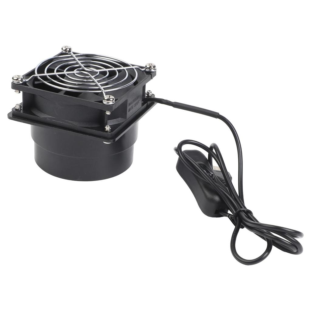 Compact Exhaust Fan Kitchen Ventilation Convenient Switch Styles Adjustable Speed Kitchen Fan 8*8*6.5cm Indoor Air Cleaning