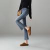 SOFSIL 2026 Spring Women's High-Waisted Cropped Flare Jeans
