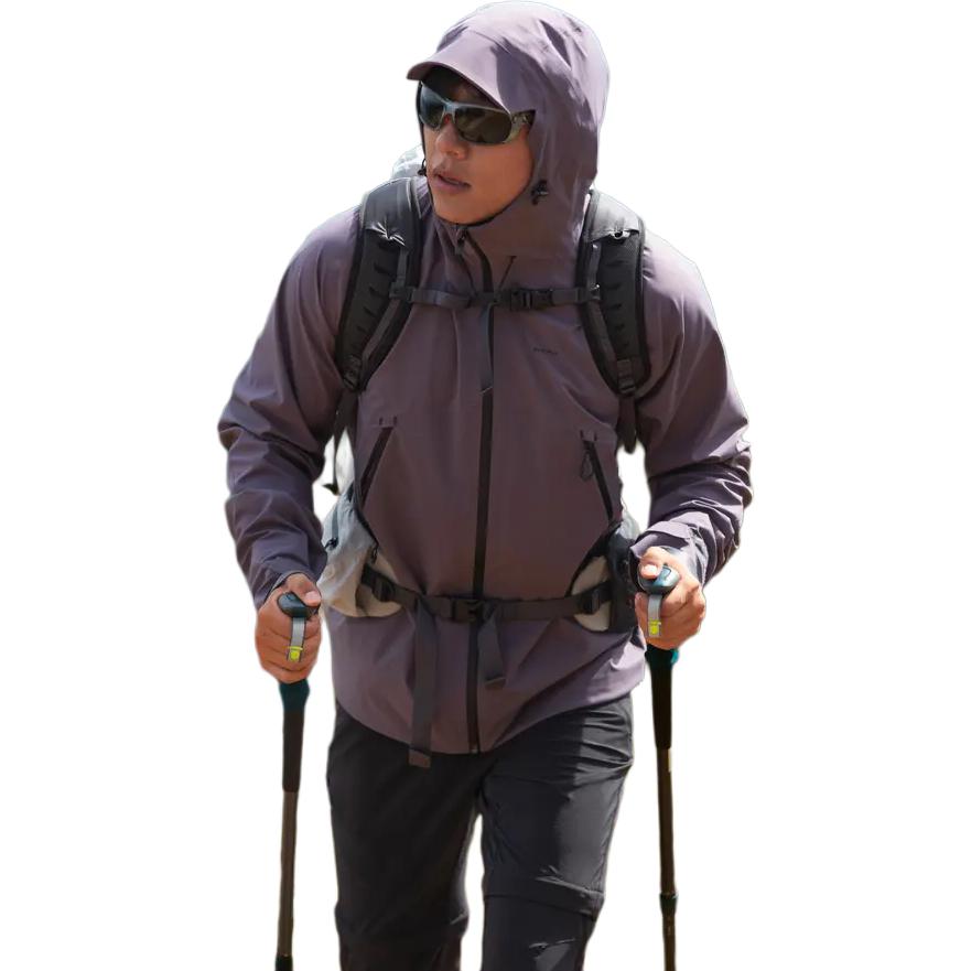 DECATHLON MH500 Fashion Casual Waterproof Windproof Breathable Jacket Men's Purple