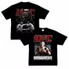 Khabib Nurmagomedov "The Eagle" UFC Double-Sided Oversized T-Shirt, Undefeated Champion Graphic Tee, Unisex Casual Top