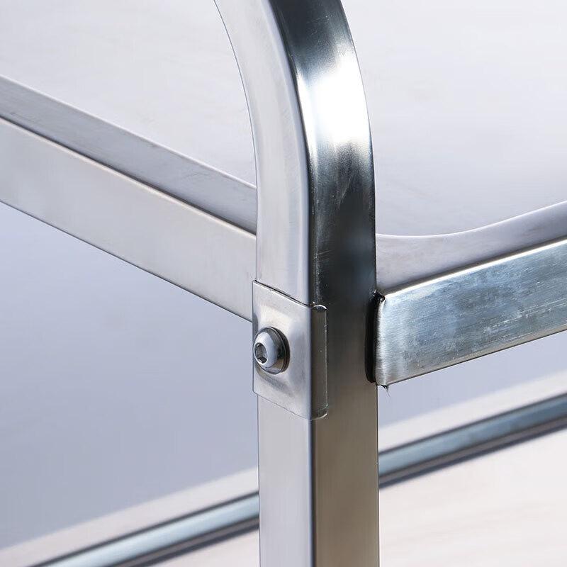 Bingyu Stainless Steel Double-Layer Serving Cart