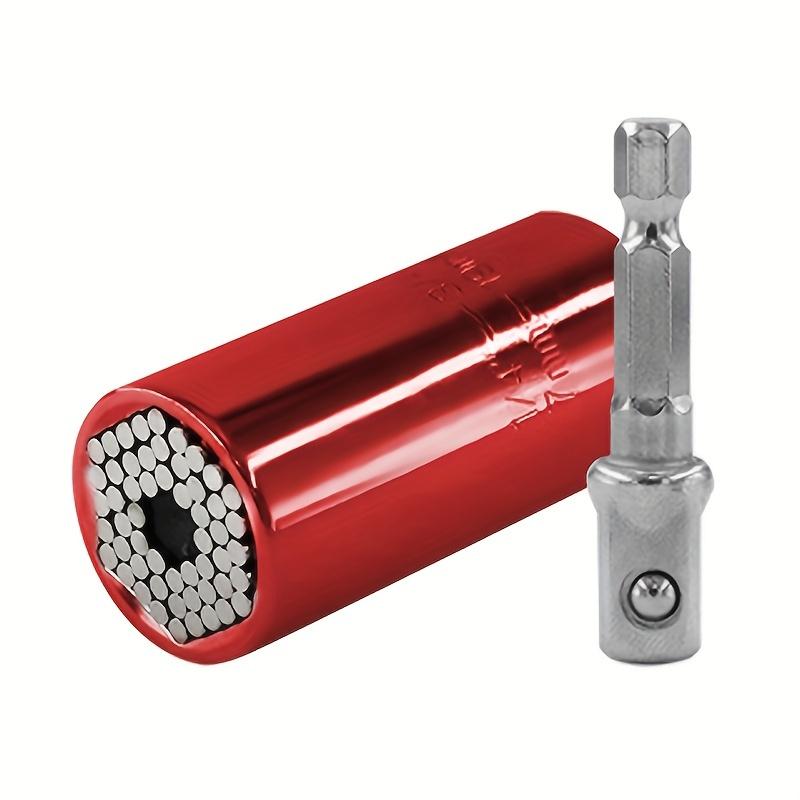 

2 шт., универсальные торцевые ключи 7-19 мм, профессиональная головка, портативный инструмент, ручной ремонтный комплект с электрической дрелью и адаптером для храпового ключа, хромированная сталь 2pc Opp Bag