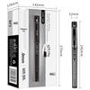 Deli 1.0mm Capped Carbon Ink Gel Pen (12-Pack)