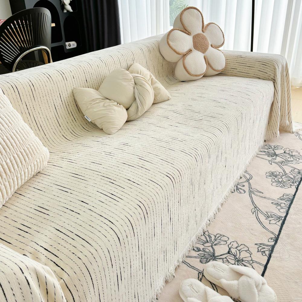 Ins Style Quaste Stoff Sofa Decke Chenille Vier Jahreszeiten Universal Überwurfdecke Vollständige Abdeckung Möbel Staubschutz Sofatuch