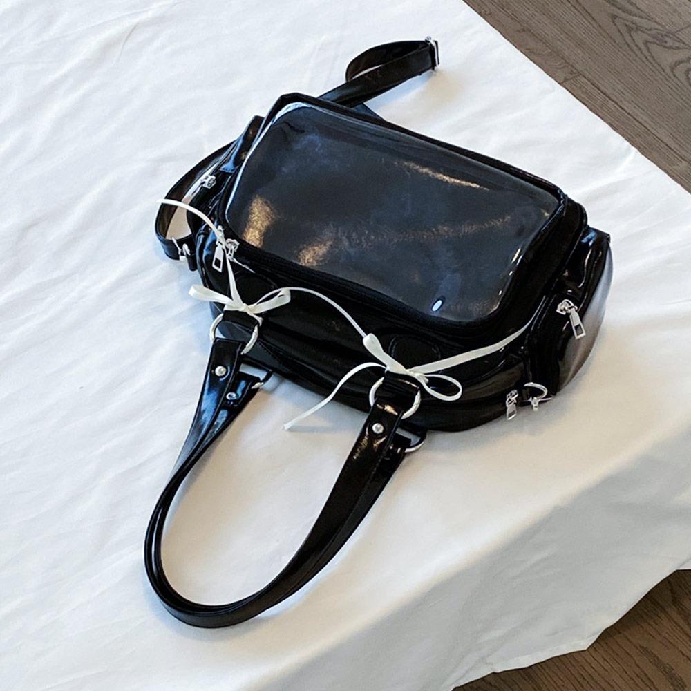 Japanese Uniform JK Shoulder Bag Large Capacity Transparent Shoulder Crossbody Bag Student School Bags Itabag Women